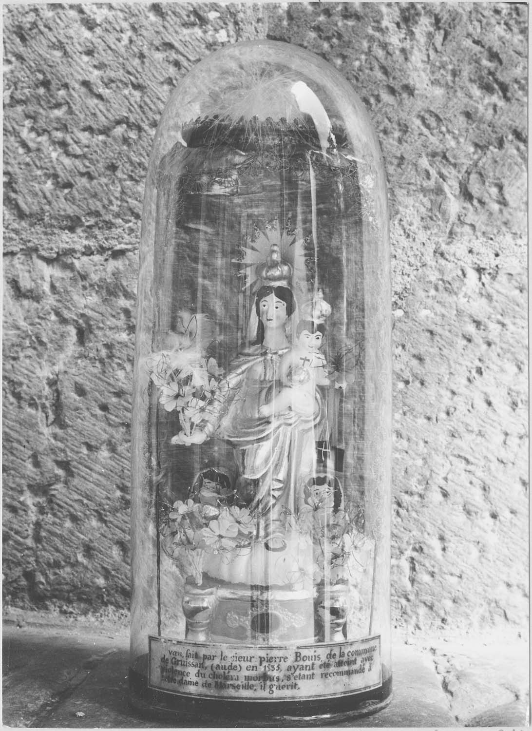 Statuettes ex-voto : Vierge à l'Enfant, Saint Joseph et l'Enfant Jésus