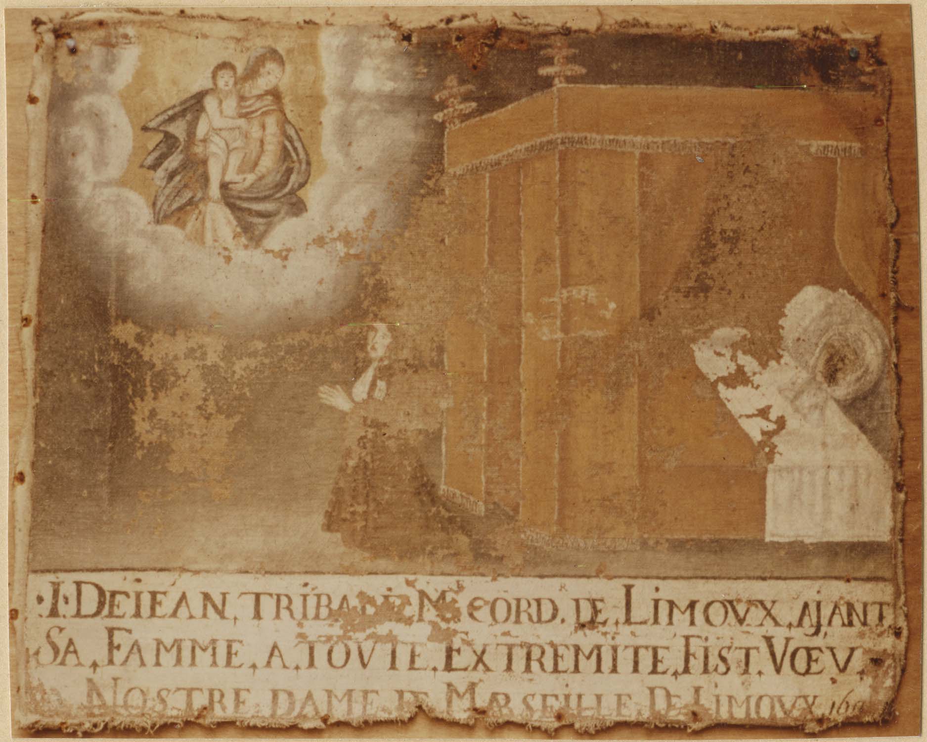 tableau ex-voto, vue générale