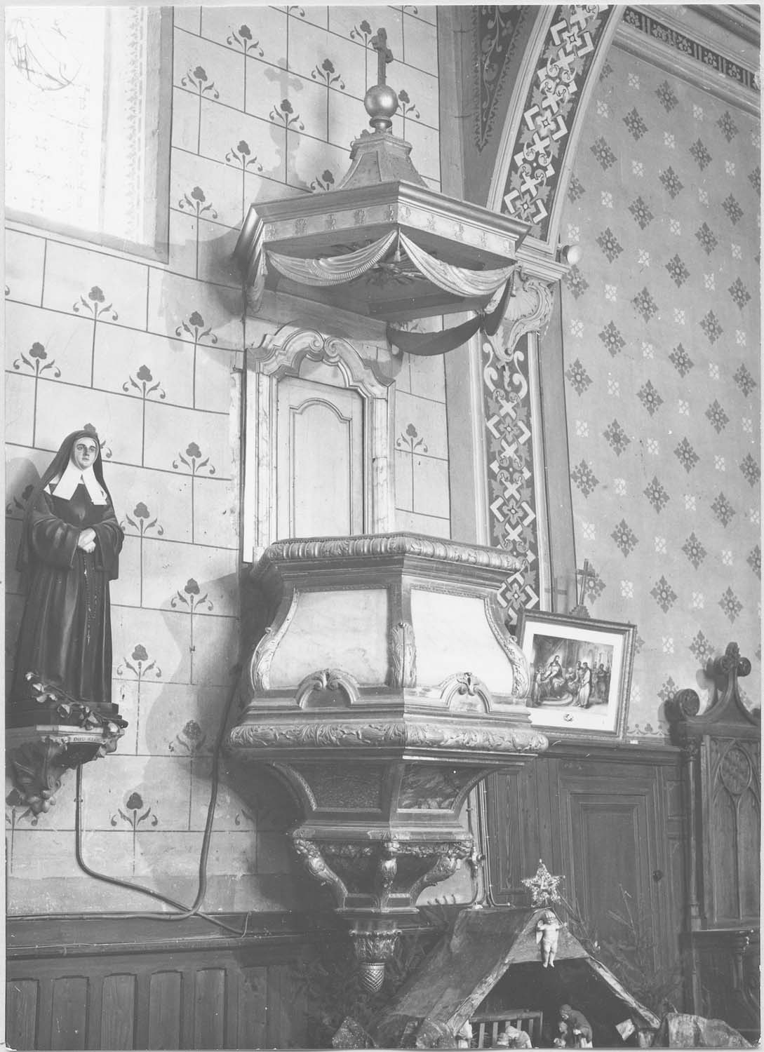 chaire à prêcher, vue générale - © Ministère de la Culture (France), Médiathèque du patrimoine et de la photographie, diffusion RMN-GP