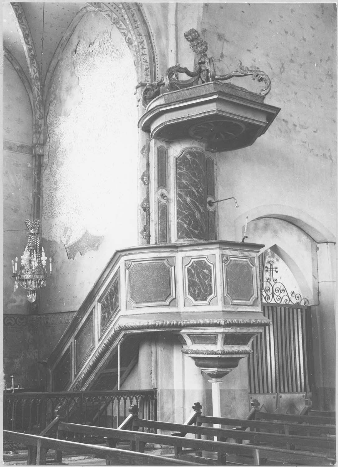 chaire à prêcher, vue générale