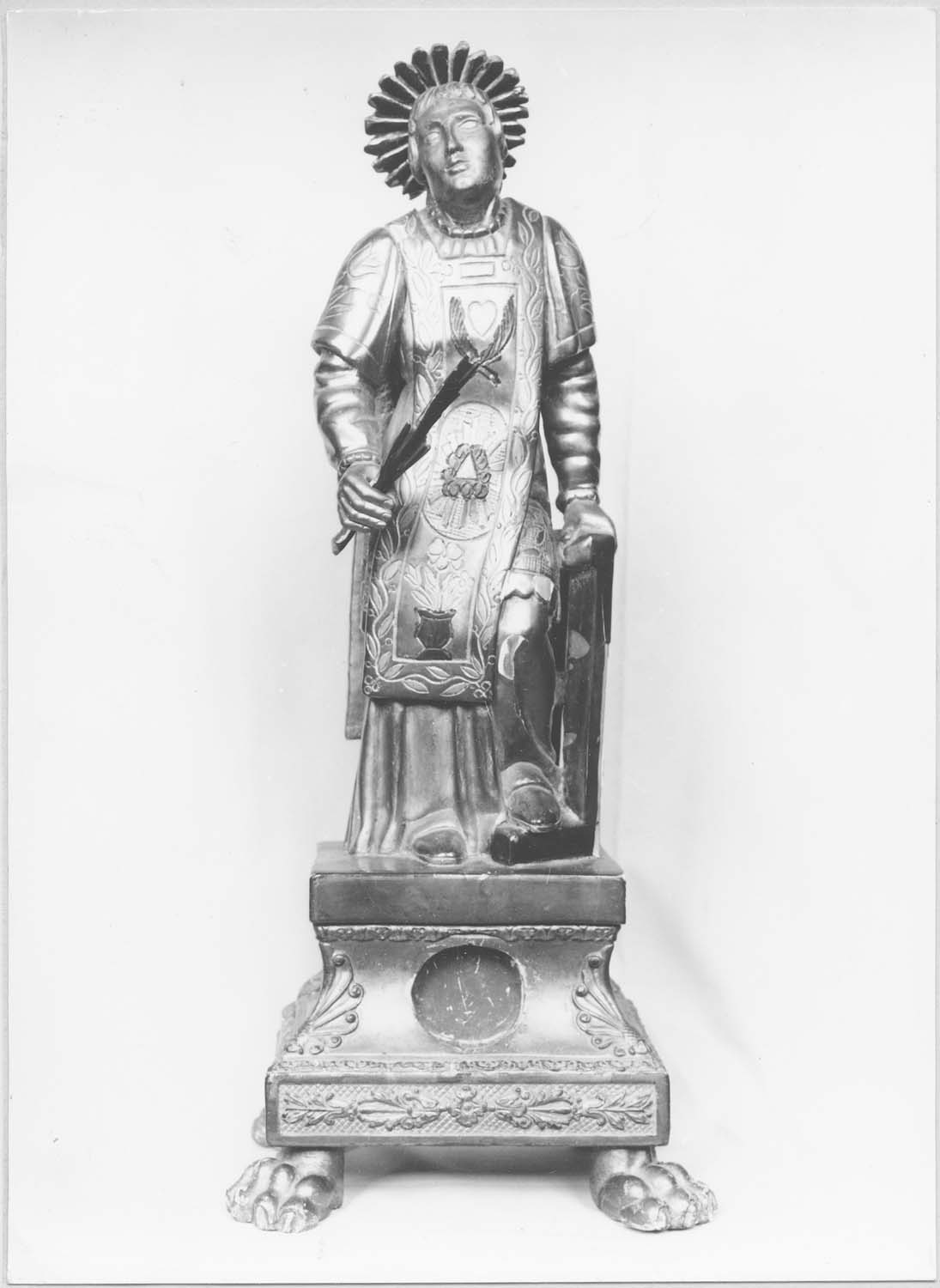 statuette-reliquaire : saint Vincent, vue générale - © Ministère de la Culture (France), Médiathèque du patrimoine et de la photographie, diffusion RMN-GP
