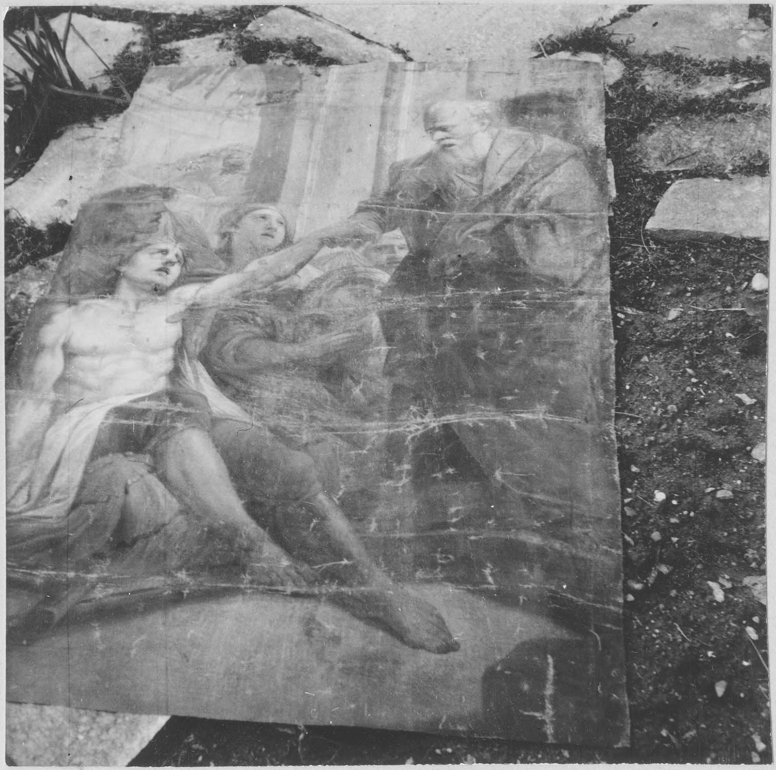 tableau : saint Pierre guérissant le paralytique, vue partielle - © Ministère de la Culture (France), Médiathèque du patrimoine et de la photographie, diffusion RMN-GP