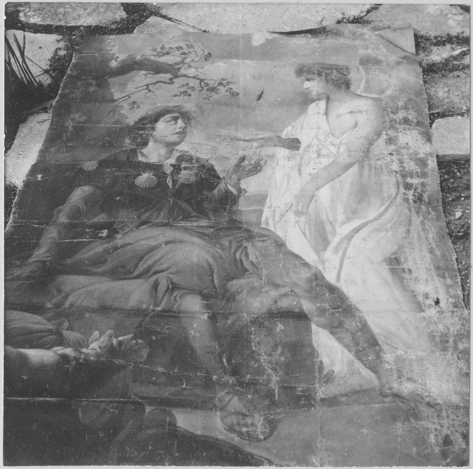 tableau : saint Roch secouru par un ange, vue générale - © Ministère de la Culture (France), Médiathèque du patrimoine et de la photographie, diffusion RMN-GP