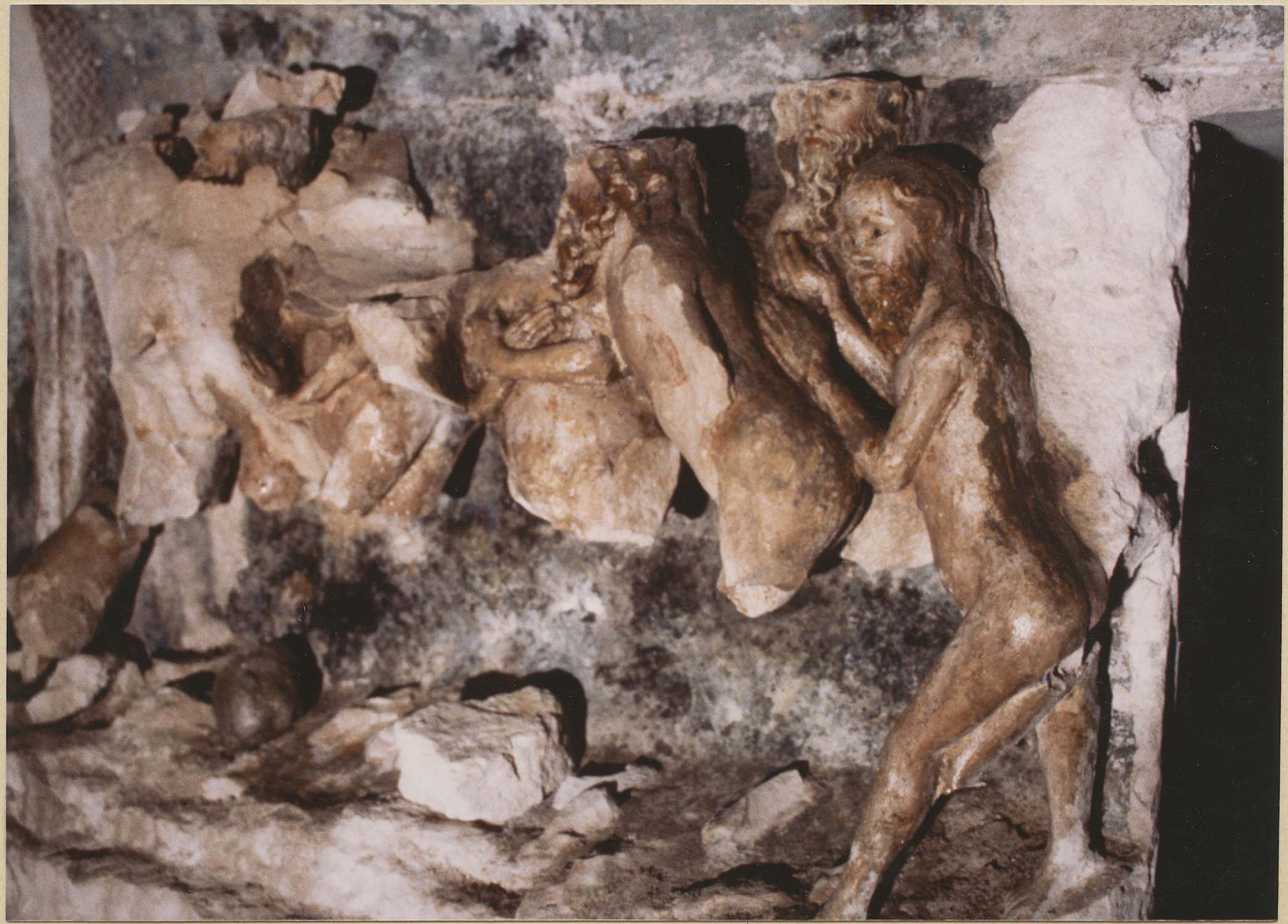 bas-relief : L'enfer, détail