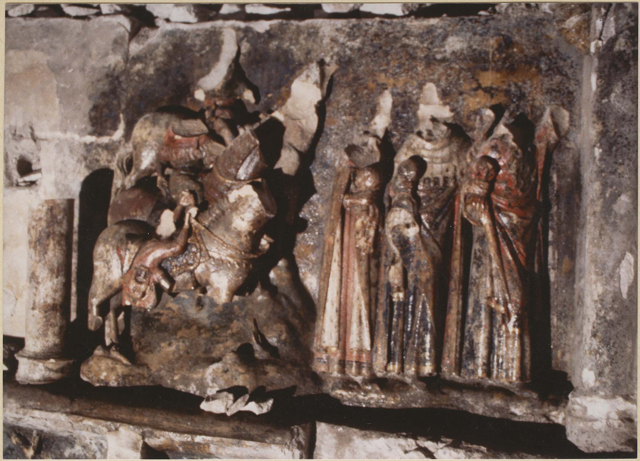 bas-relief : L'enfer, détail