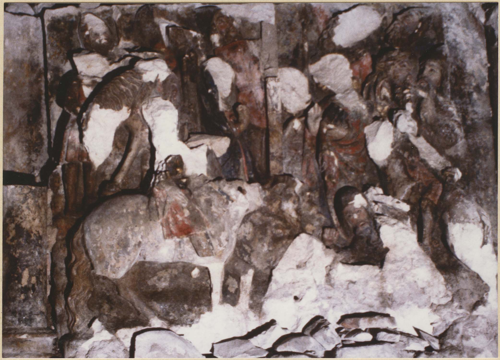 bas-relief : L'enfer, détail