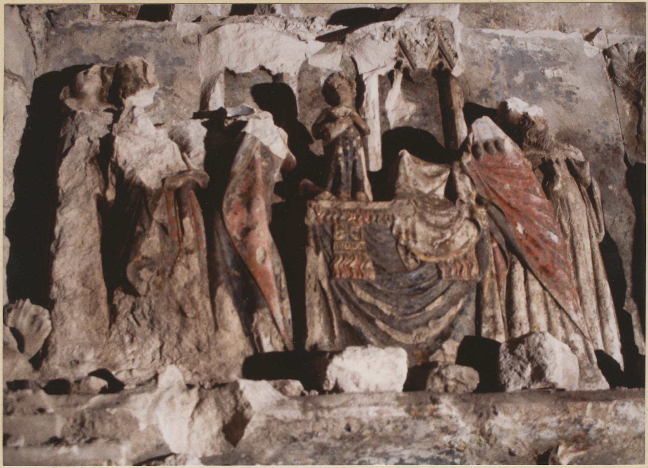 bas-relief : L'enfer, détail