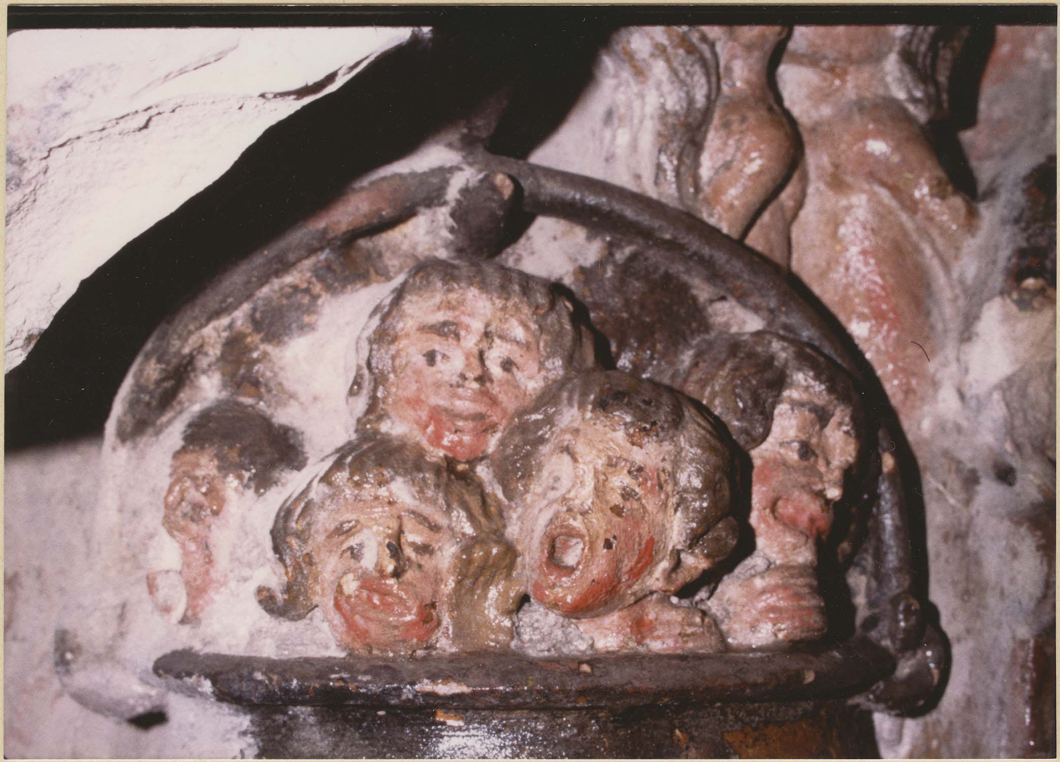 bas-relief : L'enfer, détail