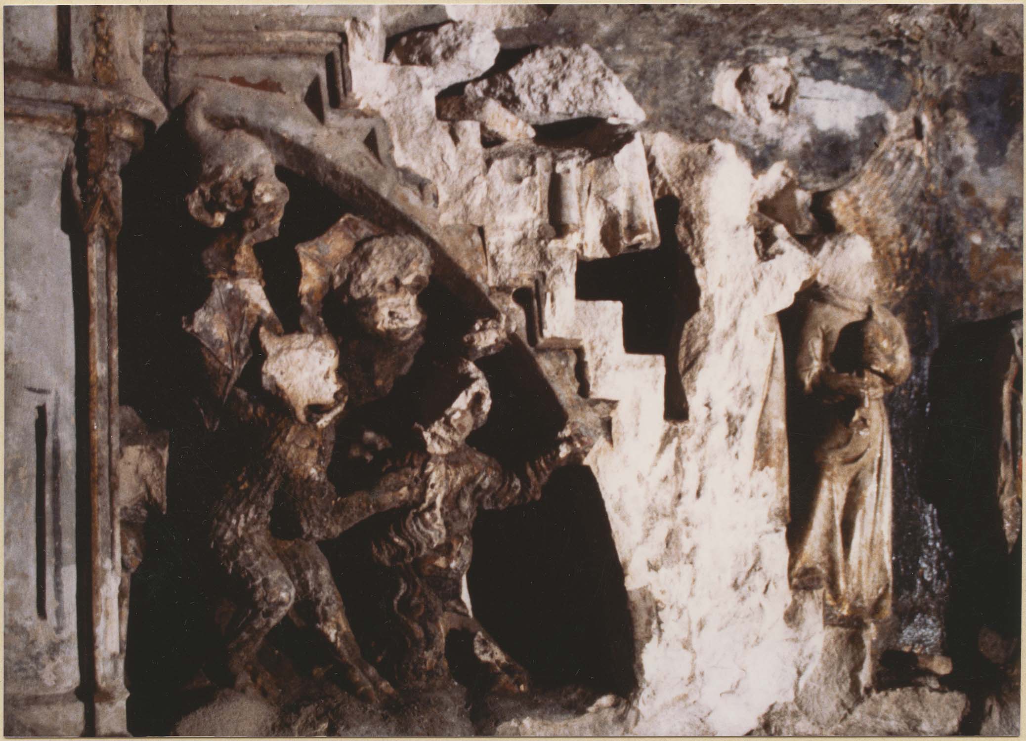 bas-relief : L'enfer, détail