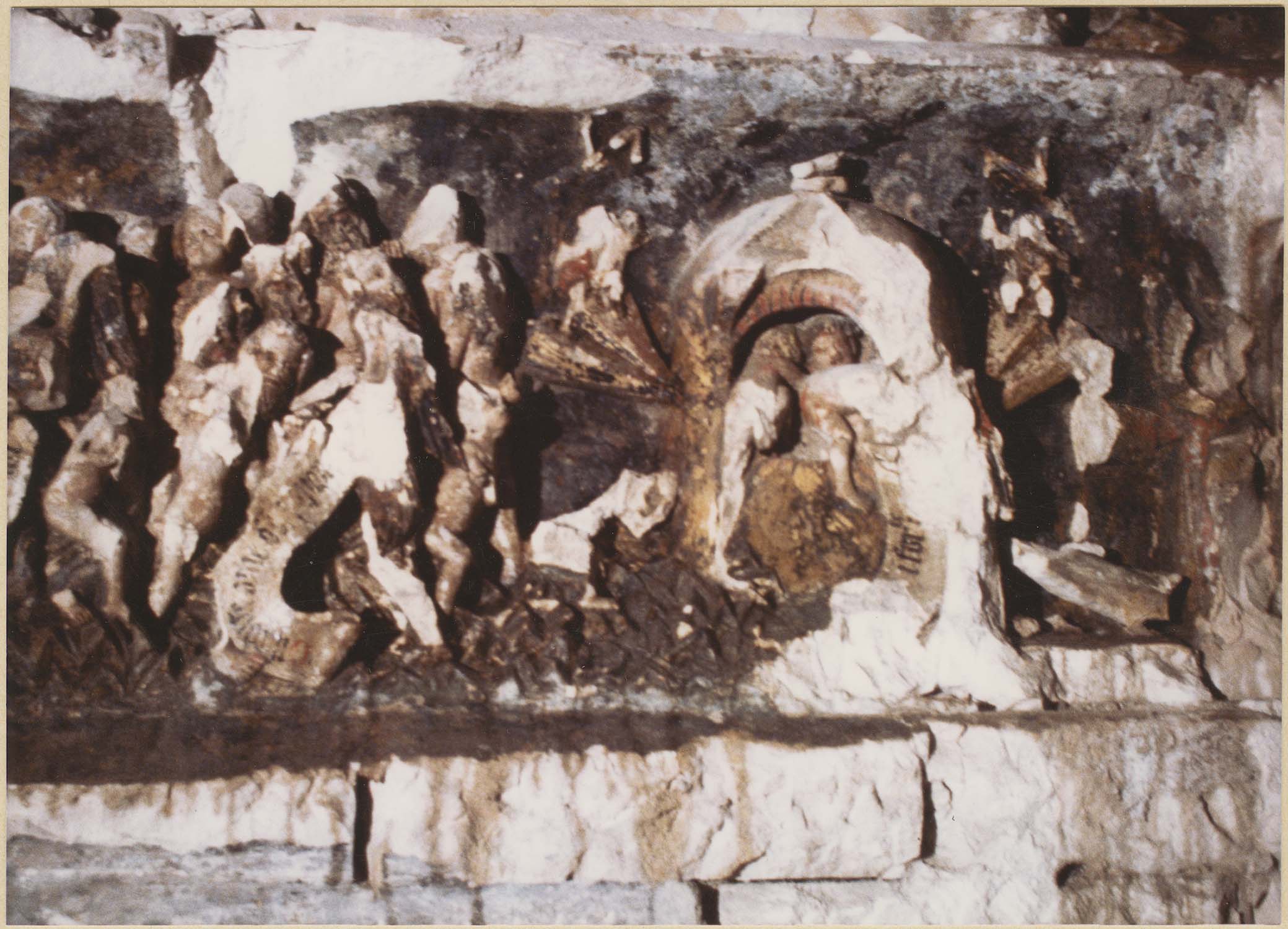 bas-relief : L'enfer, détail