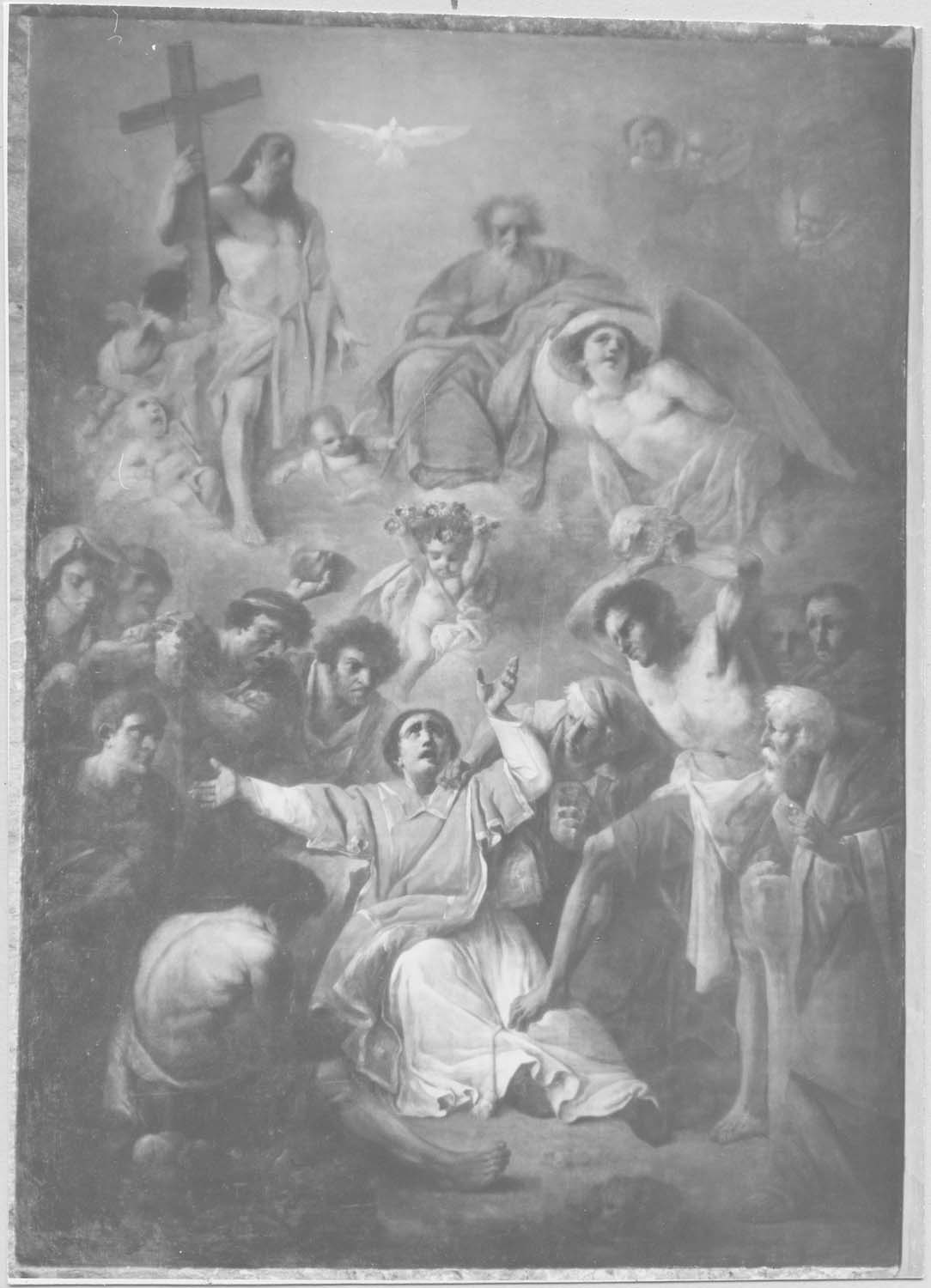 tableau : La Lapidation de saint Etienne, vue générale