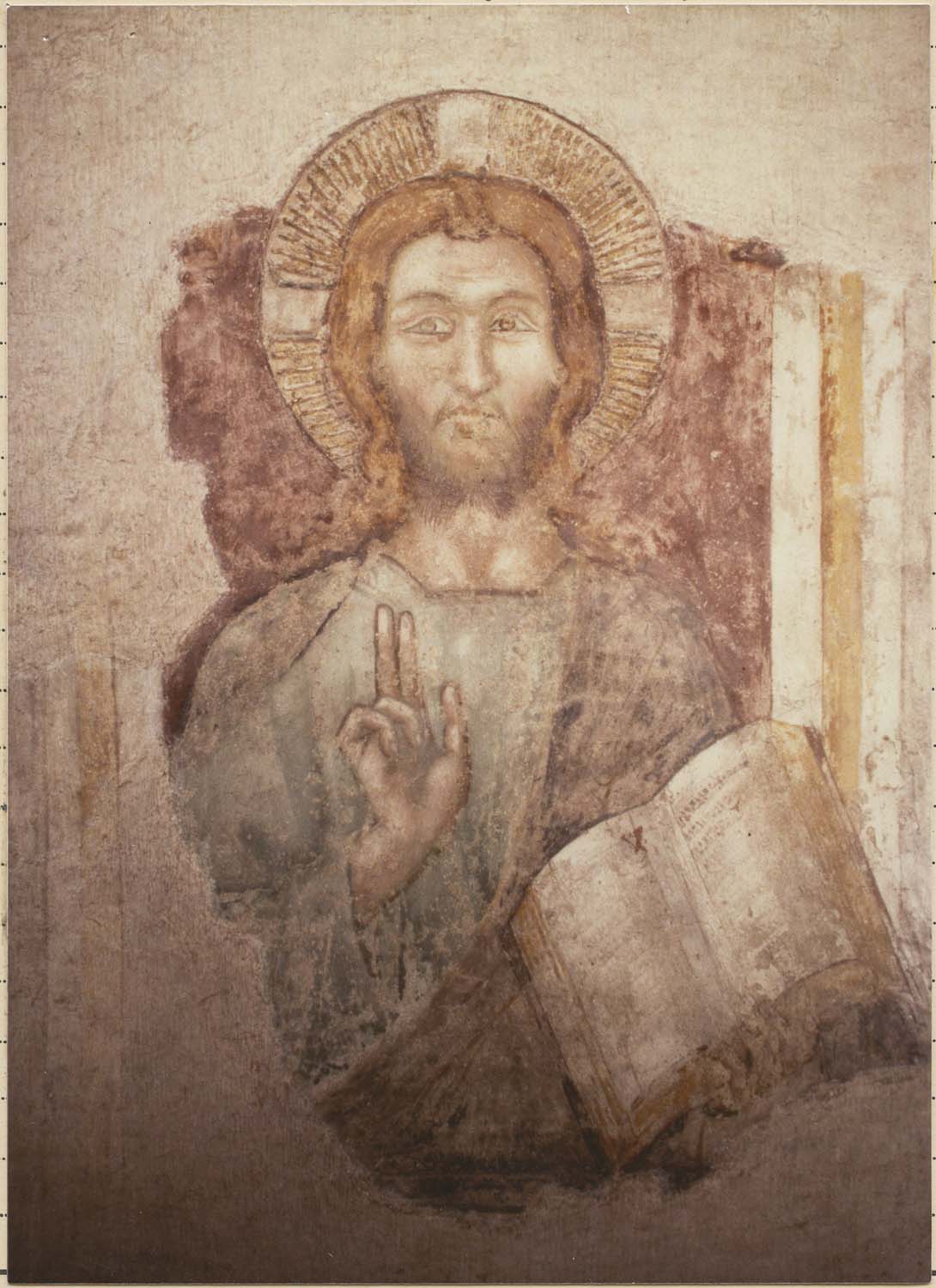 peinture monumentale (transposée) : Le Christ bénissant, vue générale