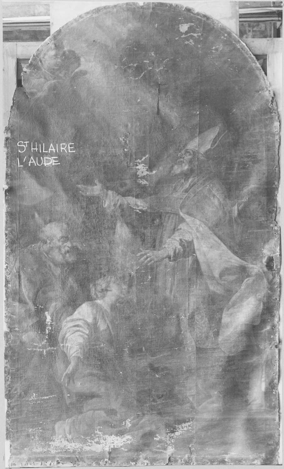 tableau : Scène de la vie de saint Hilaire, vue générale - © Ministère de la Culture (France), Médiathèque du patrimoine et de la photographie, diffusion RMN-GP