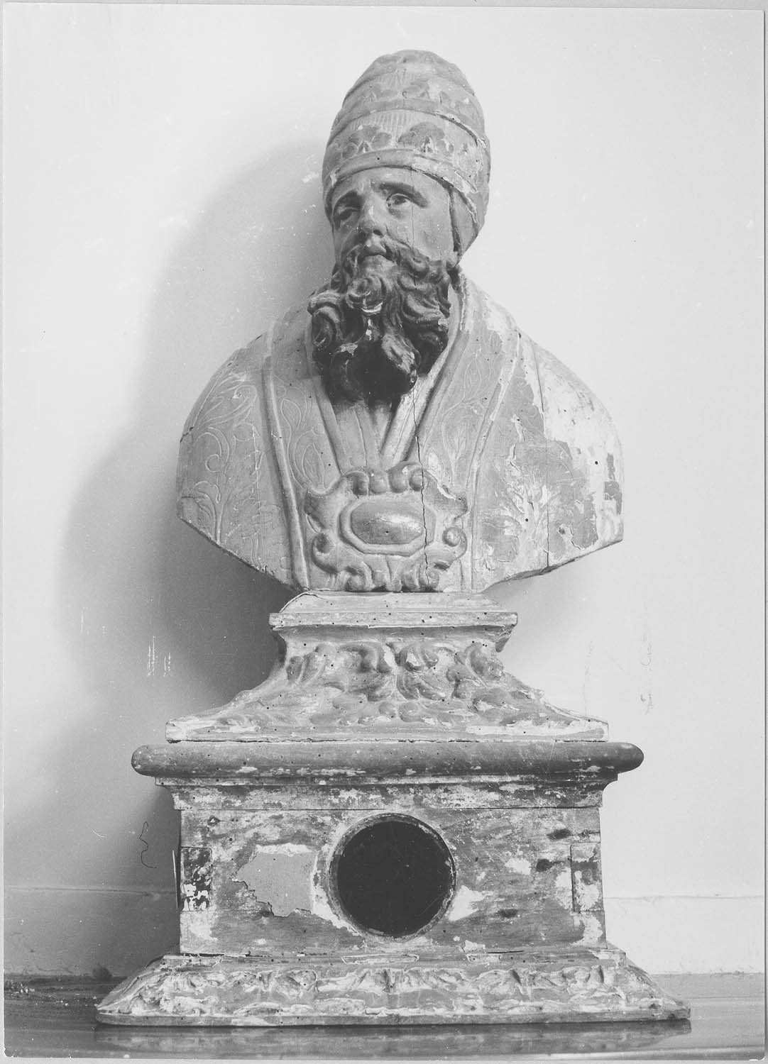 buste-reliquaire : pape non identifié, vue générale - © Ministère de la Culture (France), Médiathèque du patrimoine et de la photographie, diffusion RMN-GP