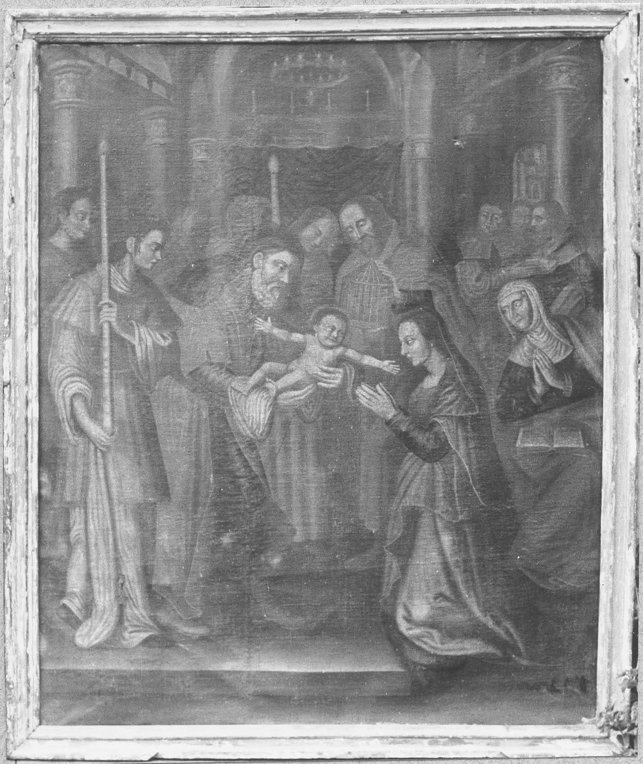 tableau : La Présentation de Jésus au Temple, vue générale