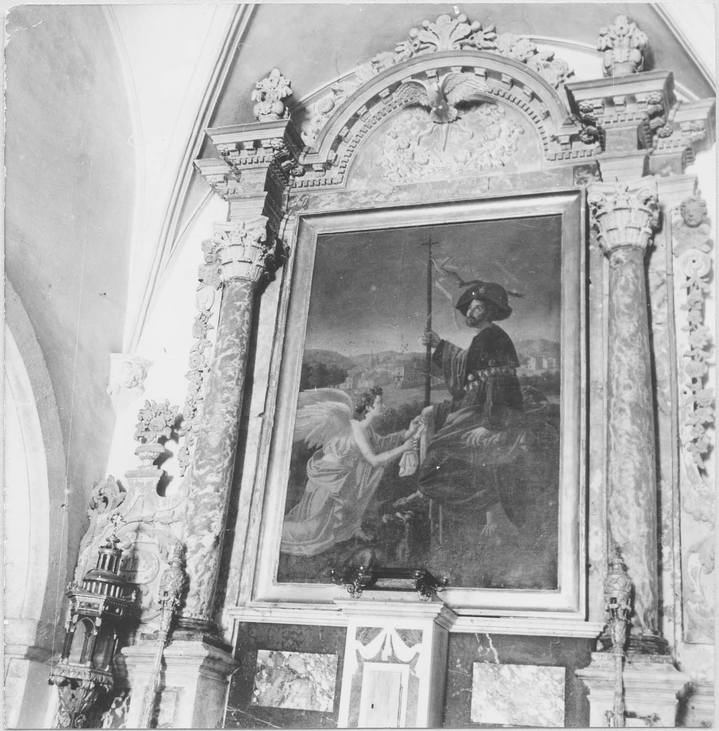 tableau du maître-autel : Saint Roch, vue générale - © Ministère de la Culture (France), Médiathèque du patrimoine et de la photographie, diffusion RMN-GP
