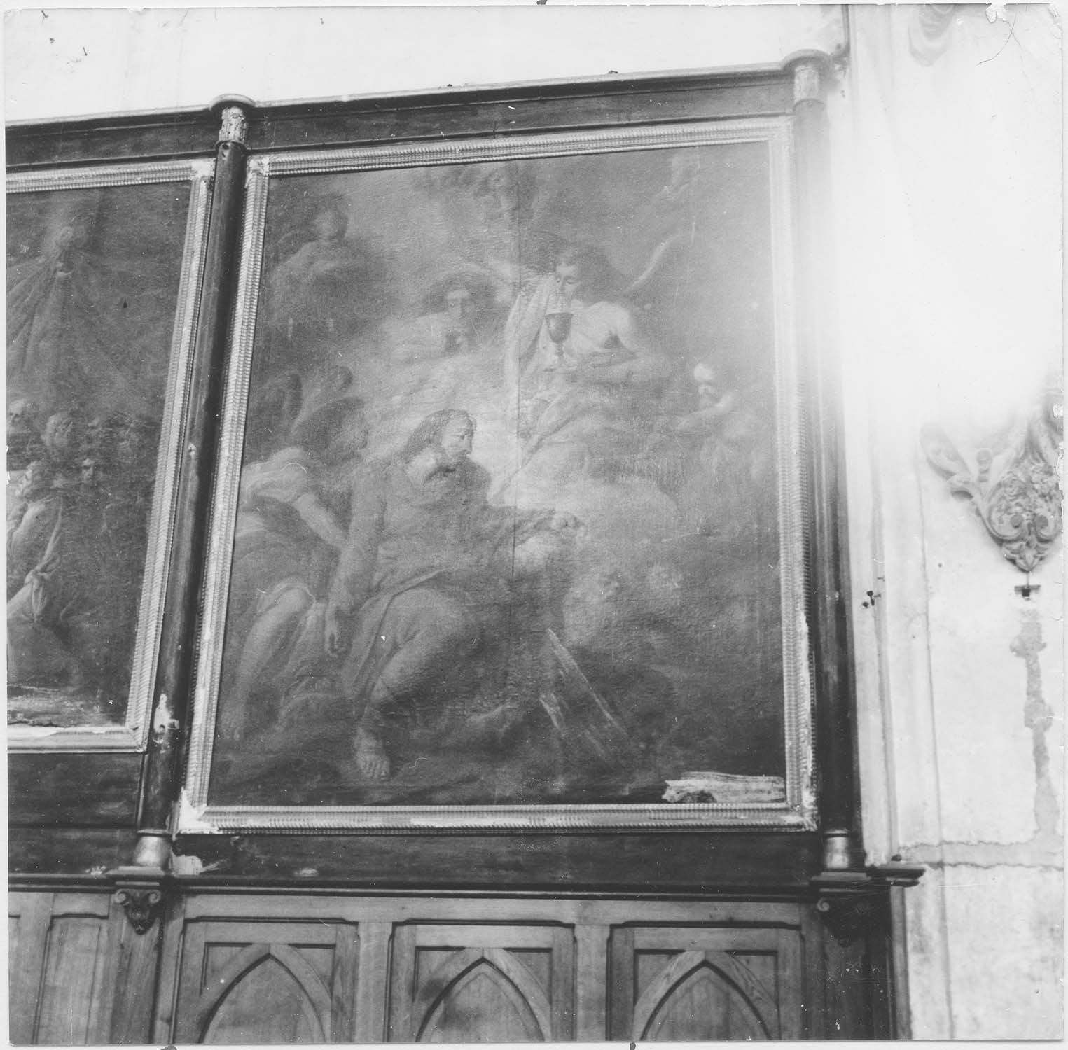 tableau : Christ au Jardin des Oliviers, vue générale