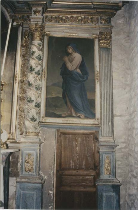 tableau : la Sainte Vierge (maître-autel), retable