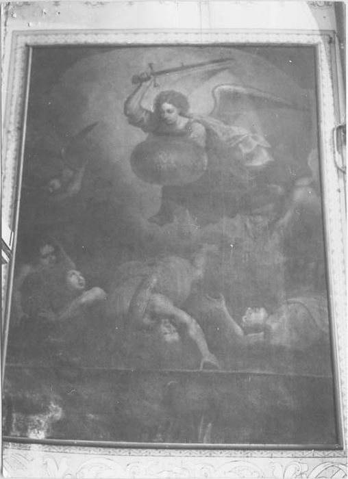 tableau : Saint Michel terrassant les démons - © Ministère de la Culture (France), Médiathèque du patrimoine et de la photographie, diffusion RMN-GP