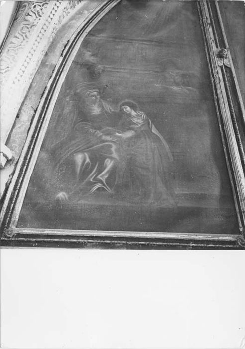 tableau : sainte Marie-Madeleine et la Vierge Marie