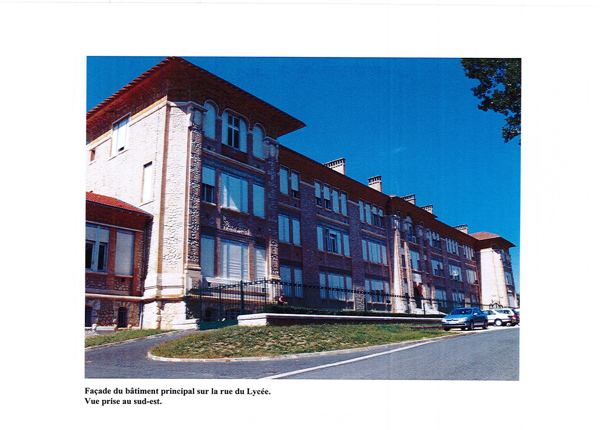 Ecole Primaire Supérieure, devenue le Collège Classique, Moderne et Technique et actuel Lycée Rollinat