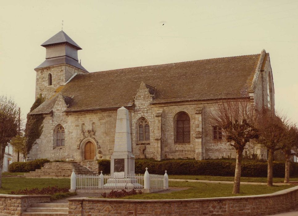 Eglise Saint-Gal : flanc sud, vue générale