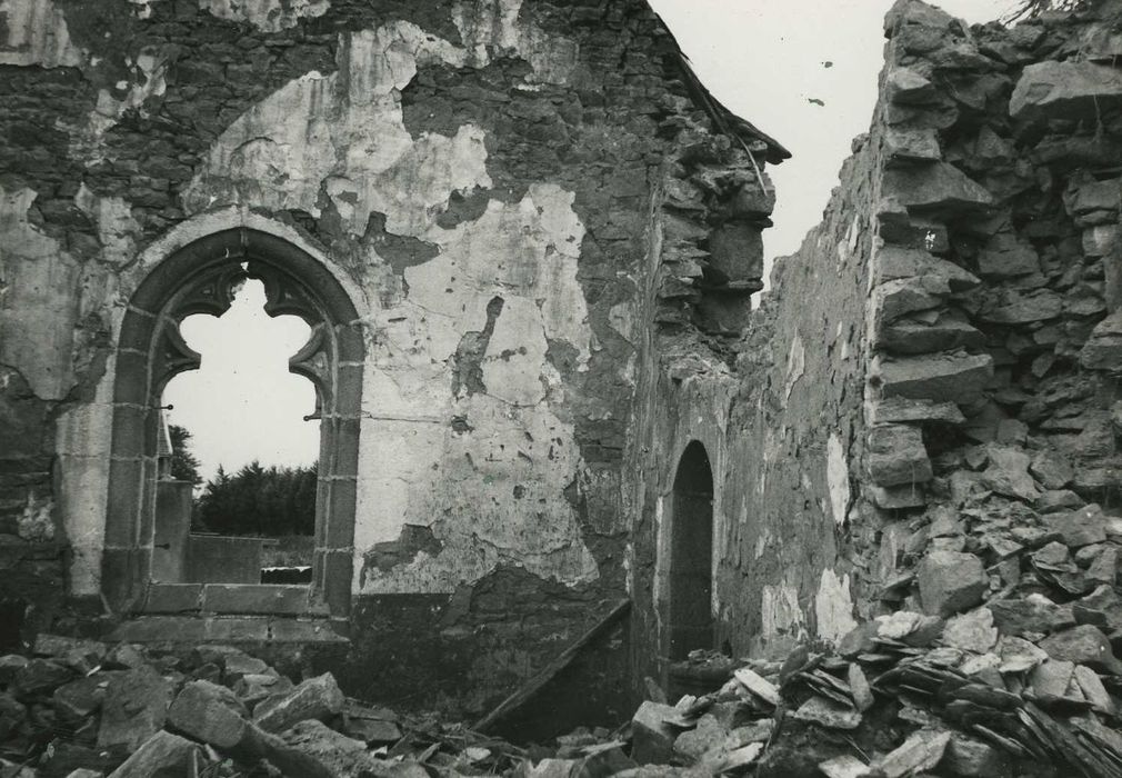 Chapelle du Christ : Vue partielle des ruines