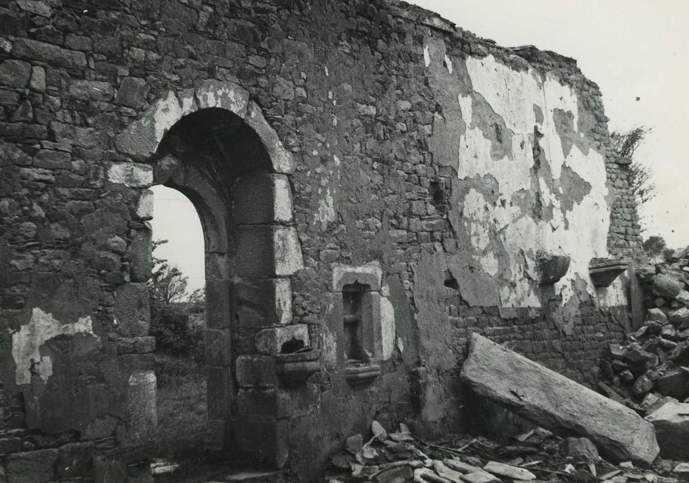 Chapelle du Christ : Vue partielle des ruines