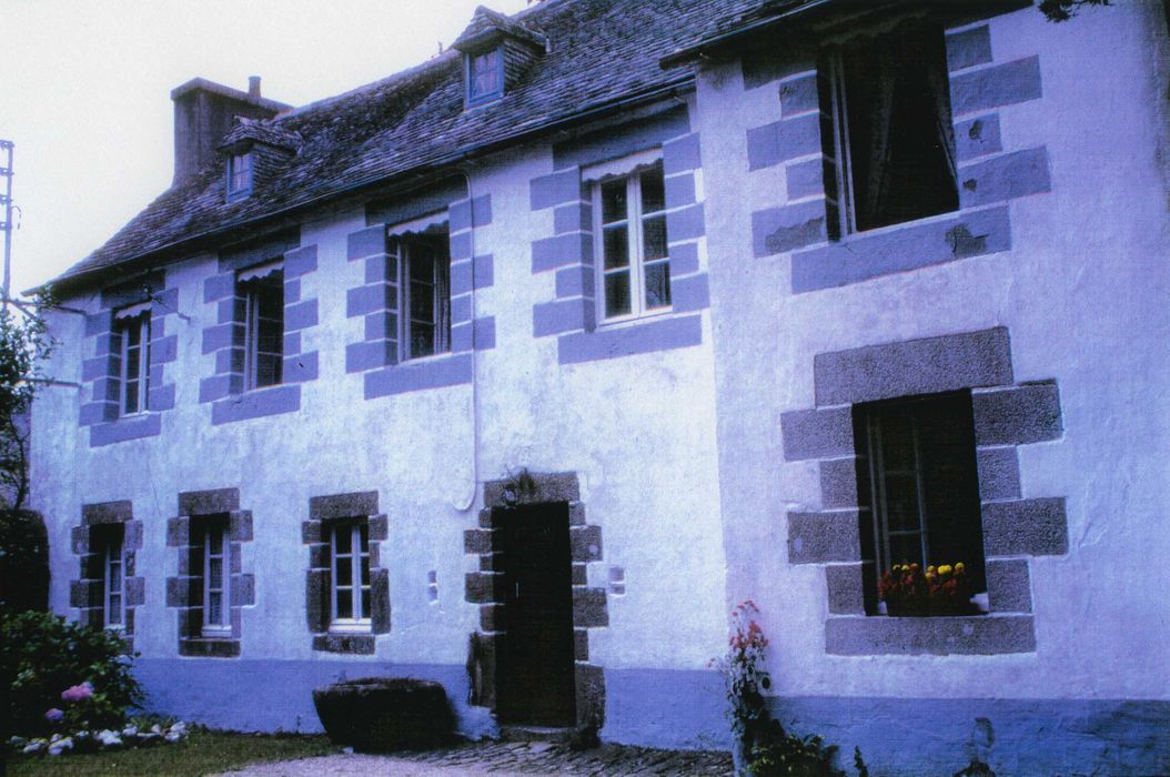 Ancienne tannerie de Mestual : Vue partielle de la façade