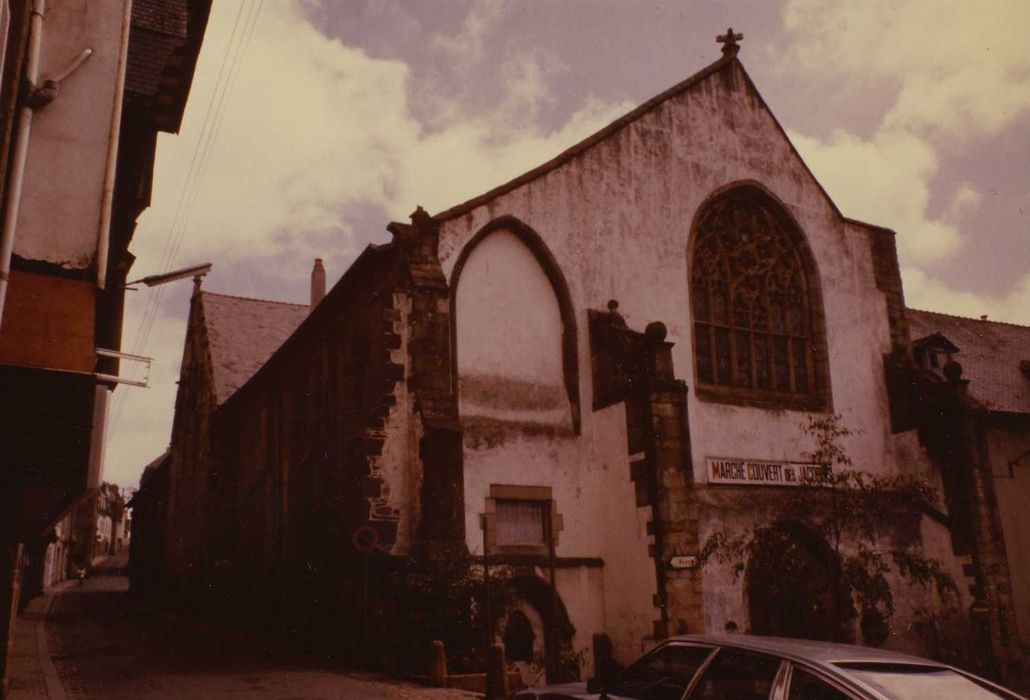 Ancienne abbaye des Jacobins : Eglise, façade occidentale, vue générale