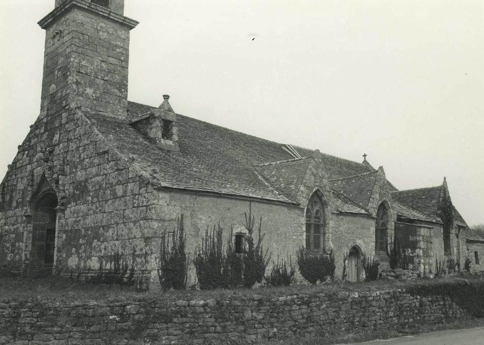 Chapelle de Locmaria-an-Hent : Ensemble sud-ouest, vue générale