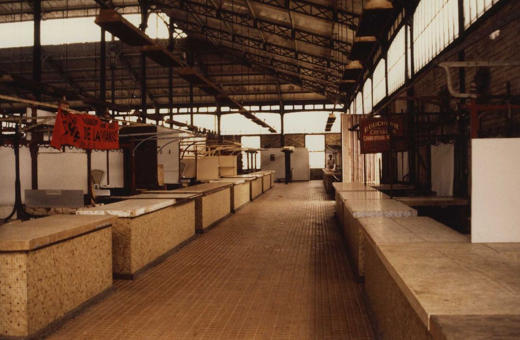 Halles Martenot : Pavillon n°1, intérieur, vue partielle