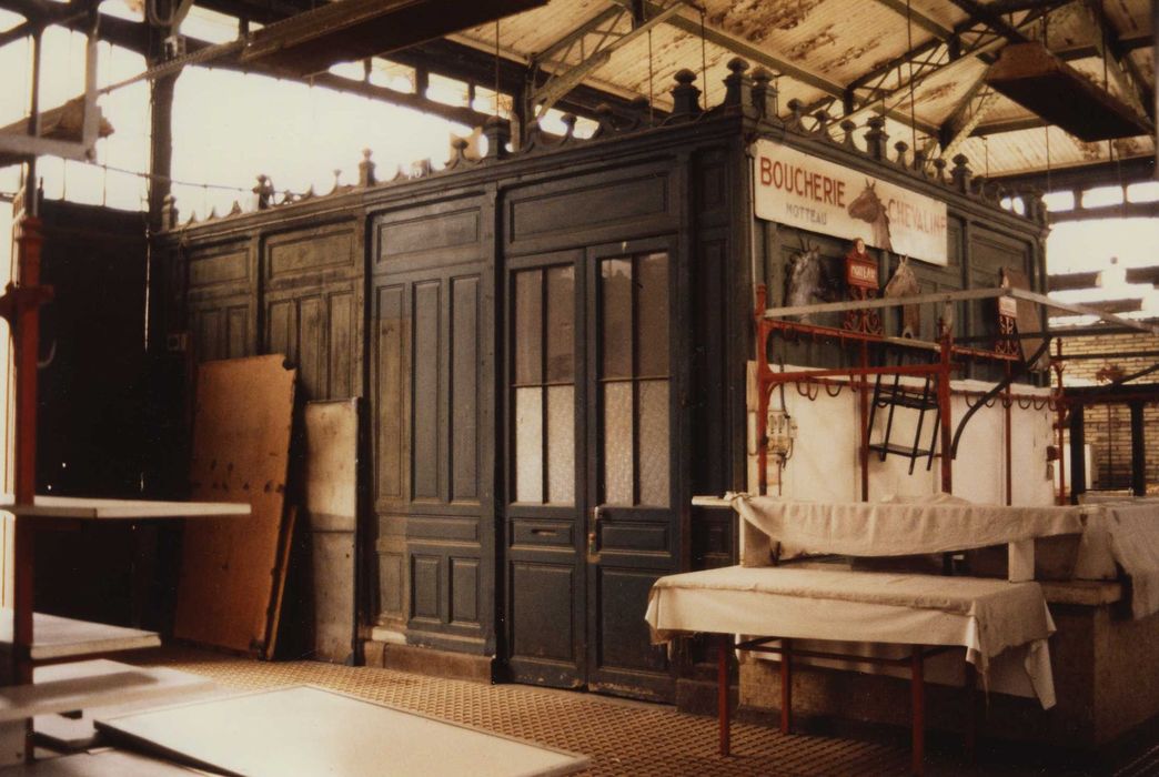 Halles Martenot : Pavillon n°1, intérieur, vue partielle