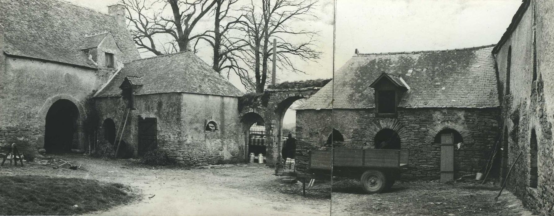 Manoir de Deil : Ferme, aile est, ensemble ouest, vue générale