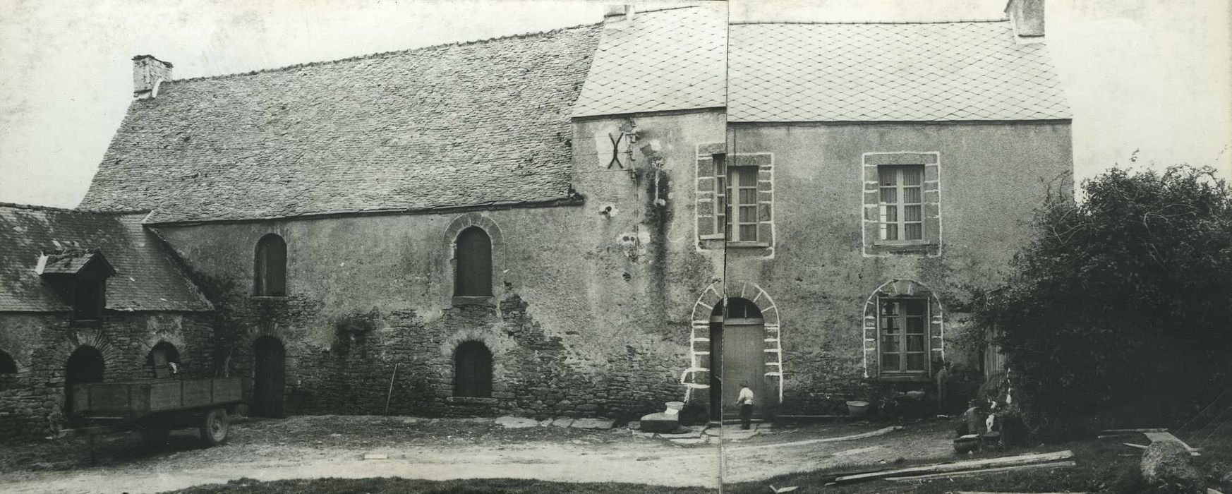 Manoir de Deil : Ferme, aile sud, ensemble nord, vue générale