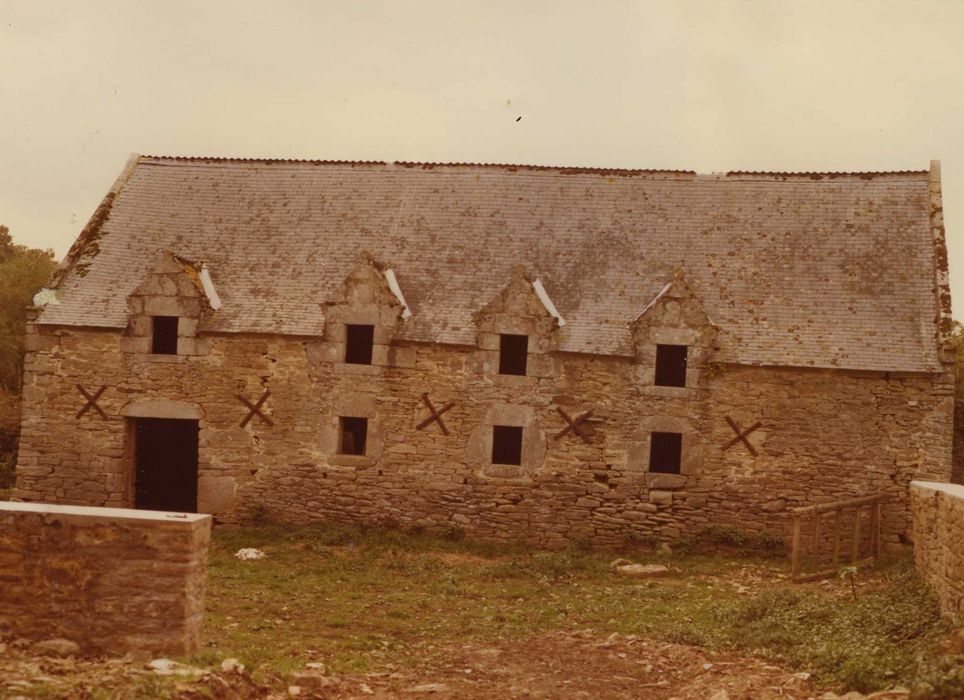 Manoir de Vau de Quip : Bâtiment annexe, façade est, vue générale