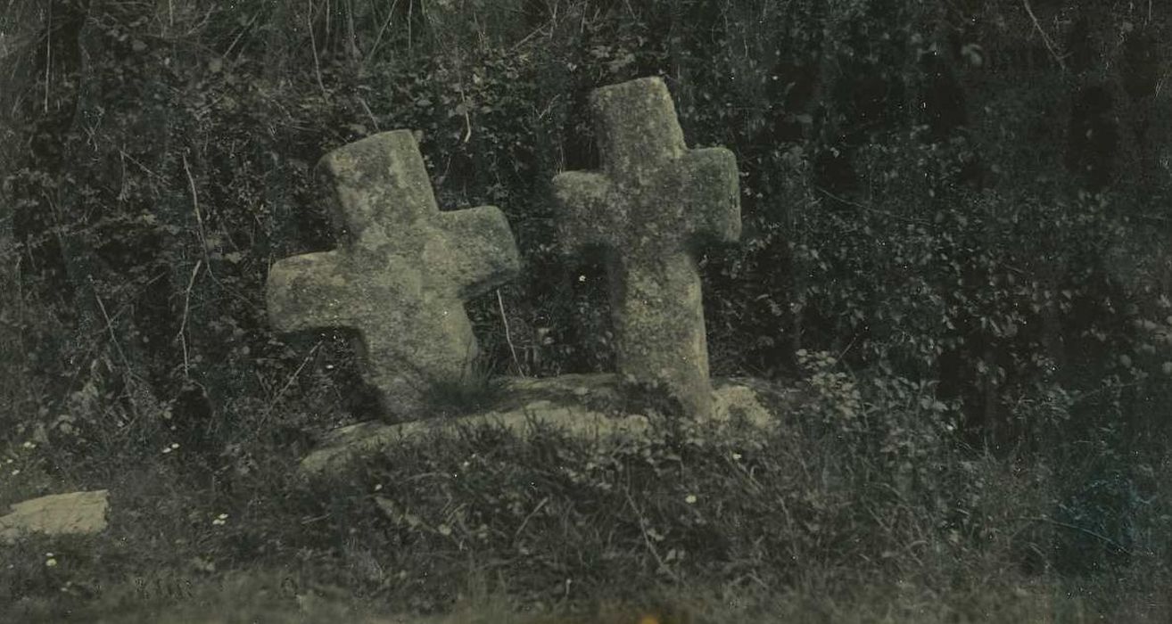 Croix jumelées de Boullet : Vue générale