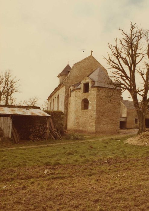 Chapelle Saint-Quirin, ancienne chapelle du manoir de Kerivallan : Chevet, vue générale