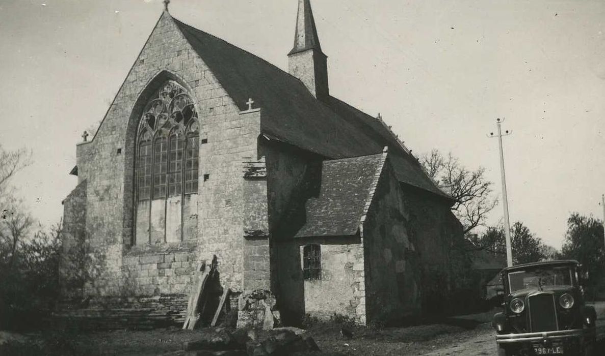 Chapelle Saint-Maudé : Ensemble nord-est, vue générale