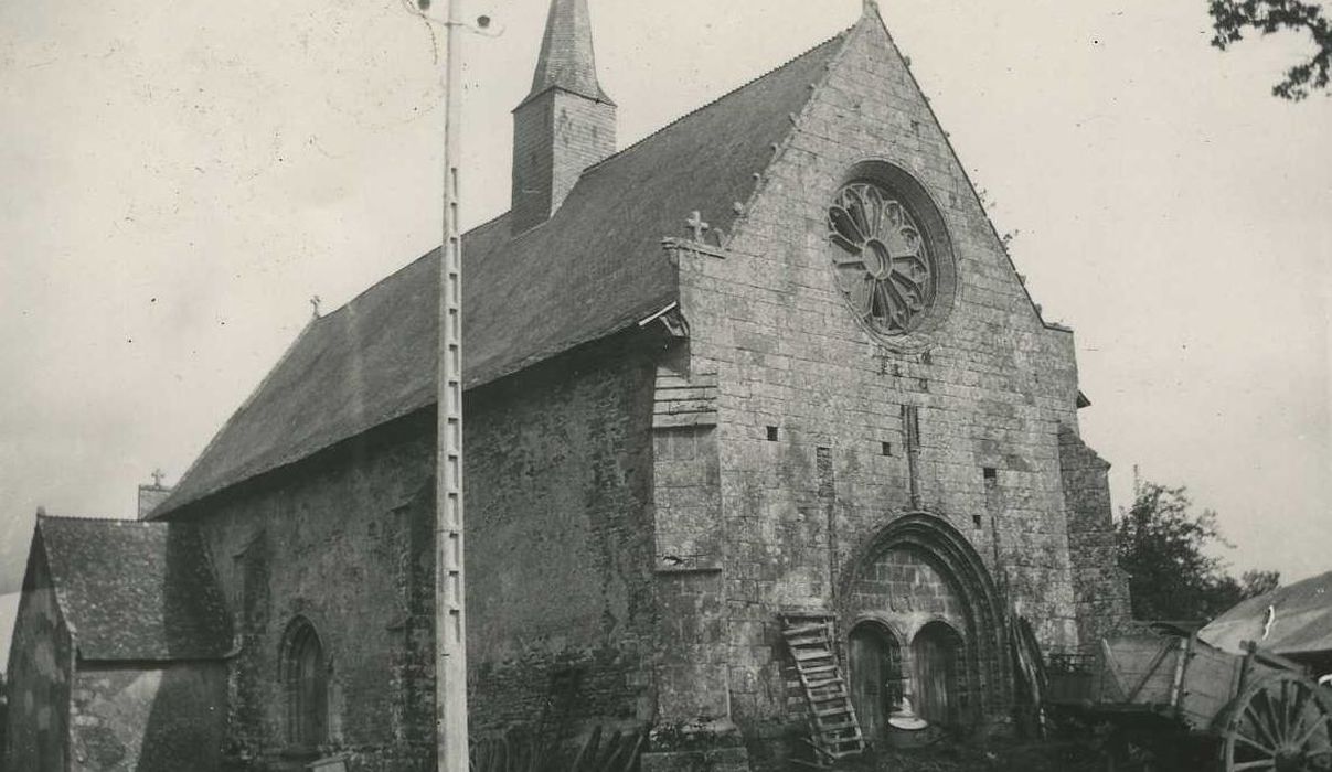 Chapelle Saint-Maudé : Ensemble nord-ouest, vue générale