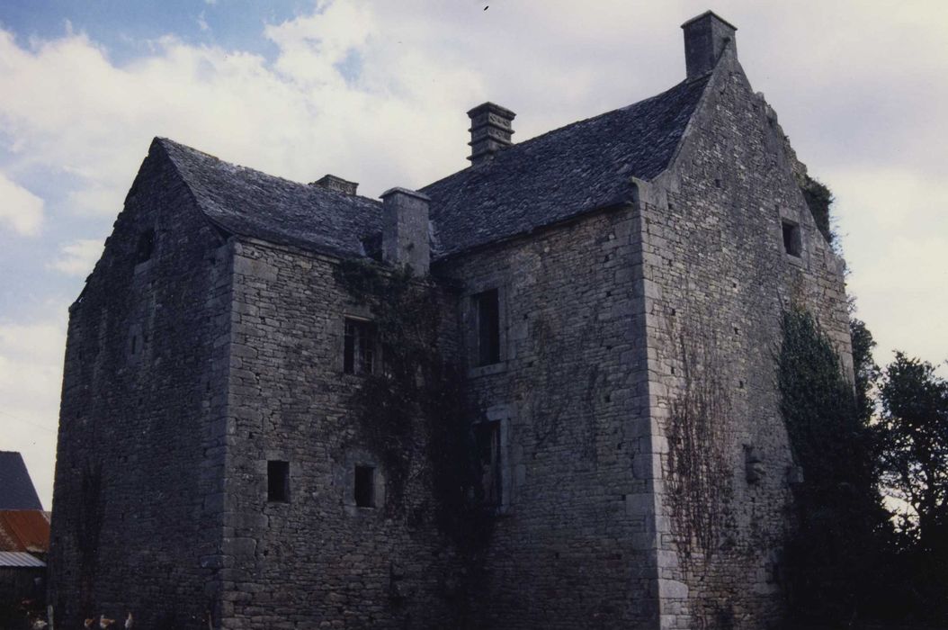 Manoir de Le May, appelé aussi Le Mée, ou Lemais : Ensemble nord-ouest, vue générale