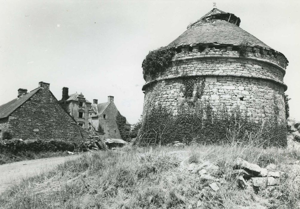 Manoir de Le May, appelé aussi Le Mée, ou Lemais : Pigeonnier, vue générale