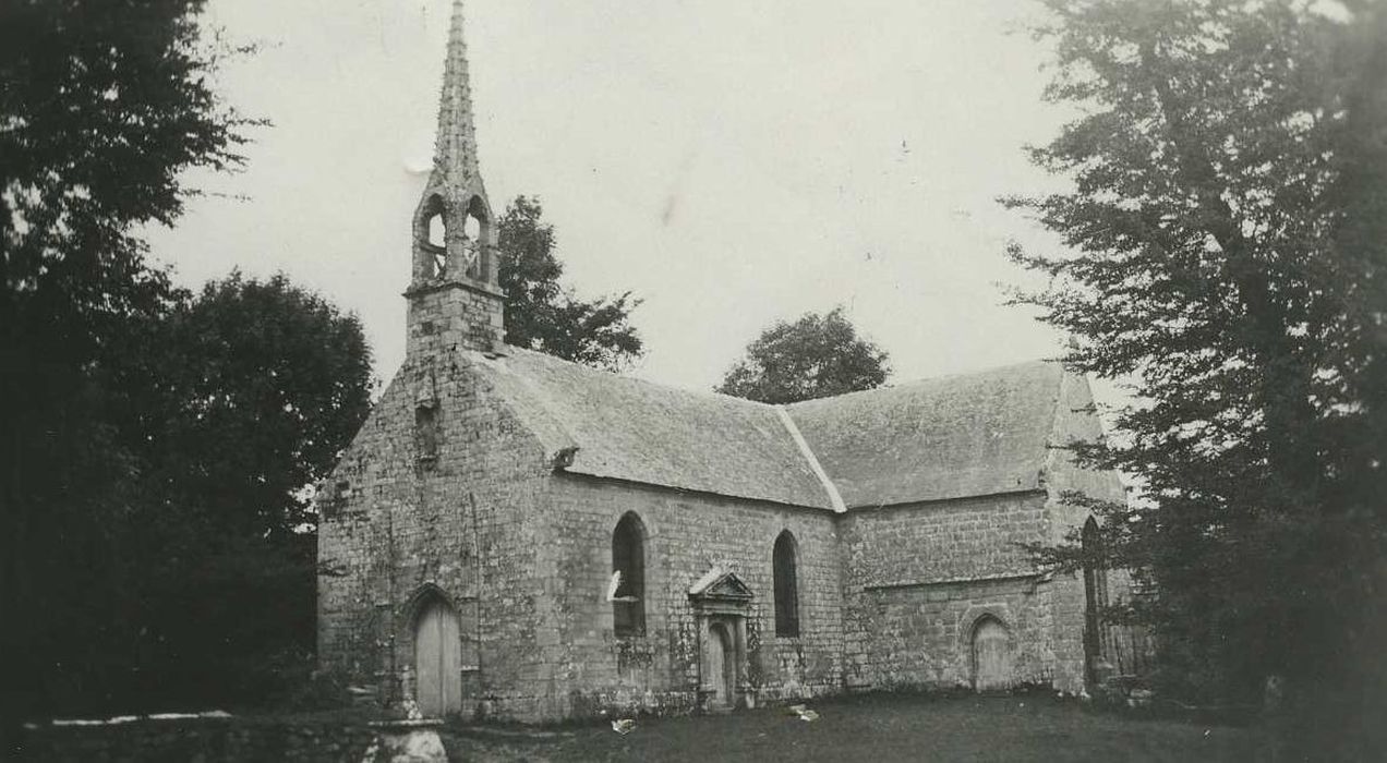 Chapelle Saint-Mathieu : Ensemble sud-ouest, vue générale