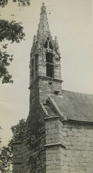 Chapelle Saint-Antoine : Façade occidentale, vue partielle