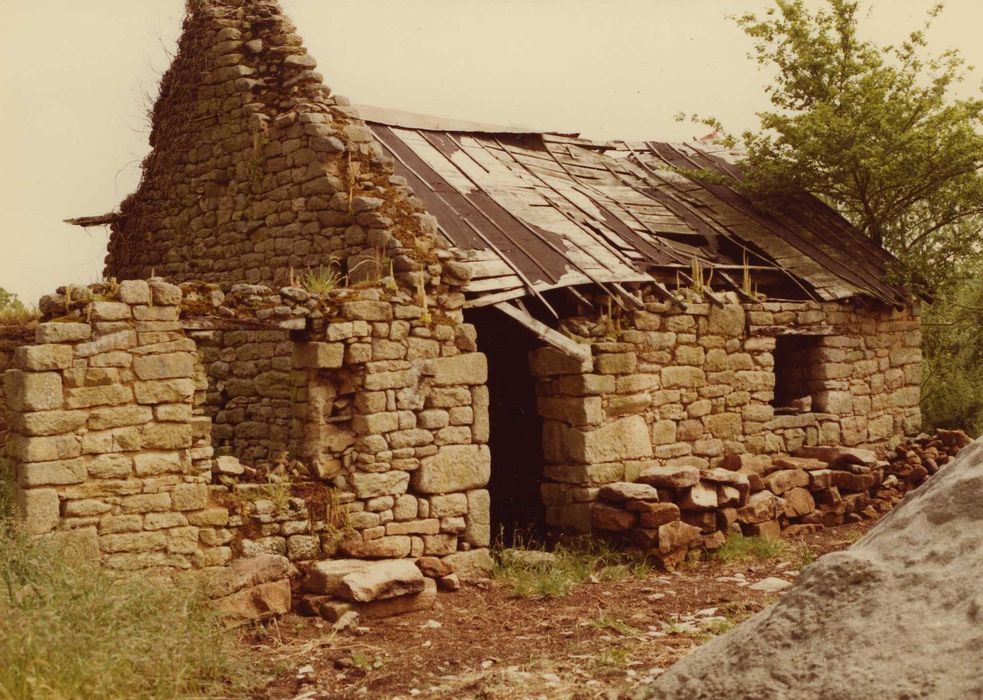 Manoir de Kermain : Bâtiment annexe, façade est, vue générale