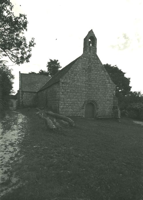 Chapelle Notre-Dame de Grâce de Kerlenat : Façade occidentale, vue générale