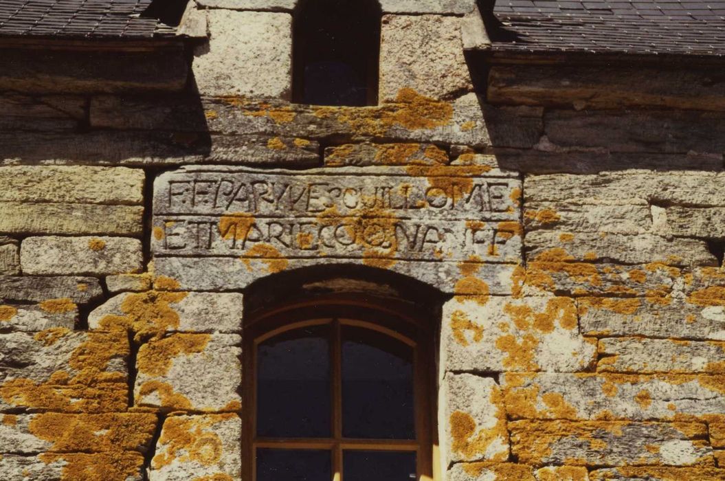 Ferme Le Corboulo : Façade sud, détail