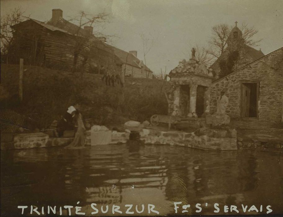 Fontaine Saint-Servais et son lavoir : Vue générale