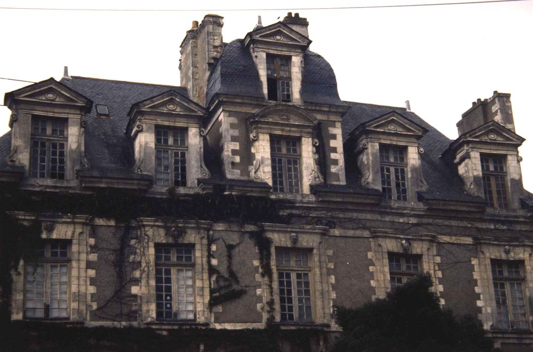 Hôtel de Limur : Grand Hôtel, façade est, vue partielle