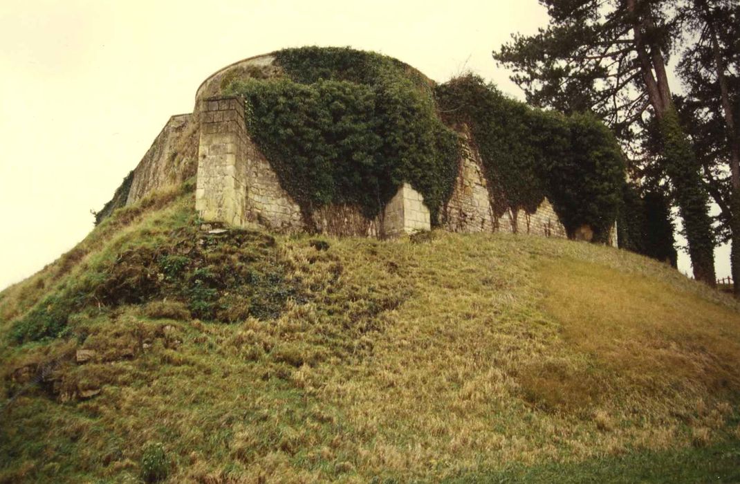 Château : Anciens murs d’enceinte, ensemble nord-ouest, vue générale